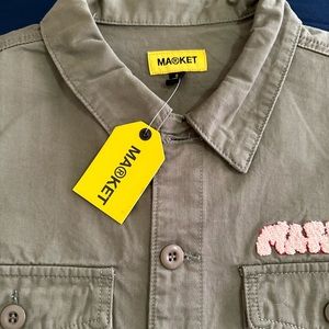 Market Breathwork Army Jacket/Small Men (unisex)